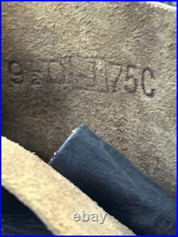 Vintage Korean War Service Boots Cap Toe Belleville 1951 9.5 D