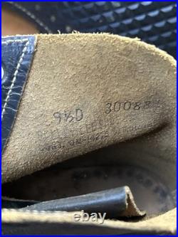 Vintage Korean War Service Boots Cap Toe Belleville 1951 9.5 D