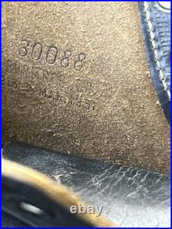 Vintage Korean War Service Boots Cap Toe Belleville 1951 9.5 D