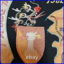 Vintage Korean War Soldier Back Patch. Dragon. 1962-63. Born To Raise Hell