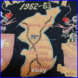 Vintage Korean War Soldier Back Patch. Dragon. 1962-63. Born To Raise Hell