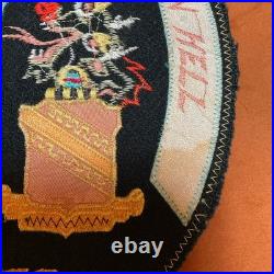 Vintage Korean War Soldier Back Patch. Dragon. 1962-63. Born To Raise Hell