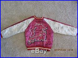 Vintage Korean War Souvenir Jacket Sukajyan Tailor Toyo Yokosuka