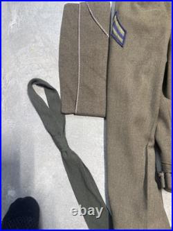 Vintage Korean War U. S. Army 25th Infantry Tropic Lightning Uniform With Patches