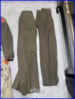 Vintage Korean War U. S. Army 25th Infantry Tropic Lightning Uniform With Patches
