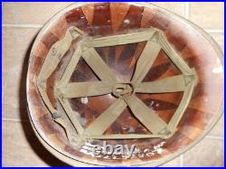 Vintage Korean War US Army M51 steel helmet with liner by CAPAC Named