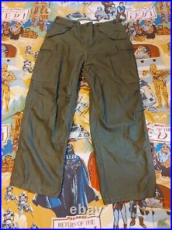 Vintage Korean War US Army Military Trousers Shell Field M-1951 Pants Size 34x29