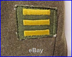 Vintage Korean War US Army Uniform Ike Jacket 36S Trousers 32x29 Hat 6 7/8