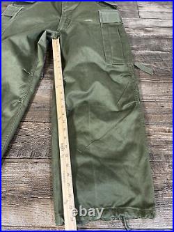Vintage Korean War US M-1951 Field Shell Trousers Size Small 31/29 B3
