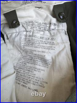 Vintage Korean War US Military Deadstock M-1951 Trousers Size XL Regular