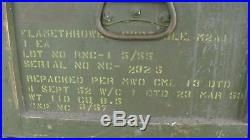 Vintage Korean War USGI M2A1 Thrower Case/Crate Dated 1950's