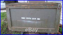 Vintage Korean War USGI M2A1 Thrower Case/Crate Dated 1950's