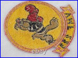 Vintage Korean War USMC Marine Corp VMF 223 Bulldog Pilot Squadron Patch 5 3/4