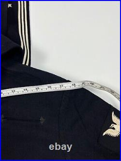 Vintage Korean War USS Navy Sailor Jacket Suit Blazer Uniform Lot x3