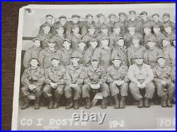 Vintage Korean War Us Army 1952 Co I Roster Fort Devens Mass 10 X 8 B & W Photo