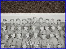 Vintage Korean War Us Army 1952 Co I Roster Fort Devens Mass 10 X 8 B & W Photo