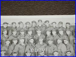 Vintage Korean War Us Army 1952 Co I Roster Fort Devens Mass 10 X 8 B & W Photo