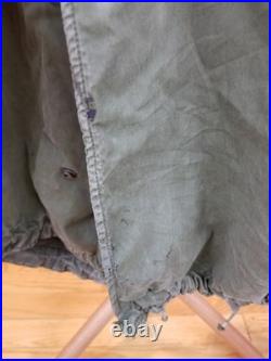 Vintage Korean War Us Army M-1951 Fishtail Parka Sz Large
