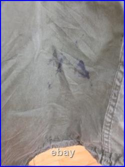 Vintage Korean War Us Army M-1951 Fishtail Parka Sz Large