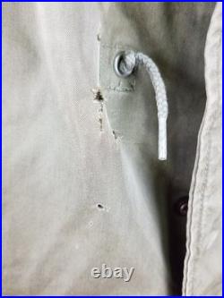 Vintage Korean War Us Army M-1951 Fishtail Parka Sz Small