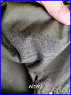 Vintage Korean War Us Army M-1951 Fishtail Parka Sz Small