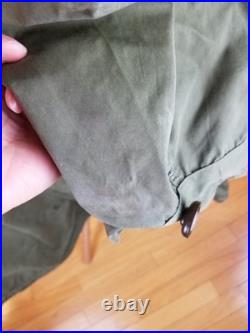 Vintage Korean War Us Army M-1951 Fishtail Parka Sz Small