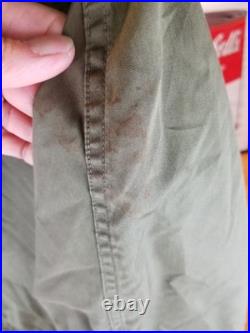 Vintage Korean War Us Army M-1951 Fishtail Parka Sz Small