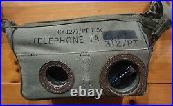 Vintage. Korean War era Vintage US ARMY Field Telephone TA-43/PT