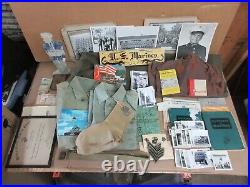 Vintage Lot World War II Era Korean War USMC Sergeant Uniform Photos Memorabilia