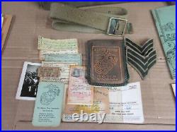 Vintage Lot World War II Era Korean War USMC Sergeant Uniform Photos Memorabilia