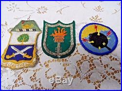 Vintage Lot of WWII WW 2 Korean War etc. Military Patches