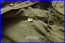 Vintage M-1947 M-47 PARKA jacket USAF Stencil Military Korean War Era M