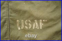 Vintage M-1947 M-47 PARKA jacket USAF Stencil Military Korean War Era M