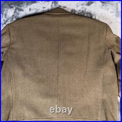Vintage M-1950 US Army Ike Jacket Men's 38S Wool OD WWII Korean War 40s