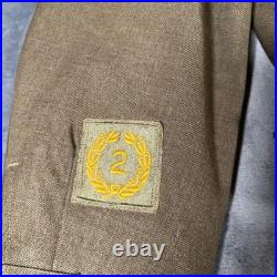 Vintage M-1950 US Army Ike Jacket Men's 38S Wool OD WWII Korean War 40s