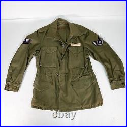 Vintage M-1951 1952 Military Jacket Regular Small Air Force Korean War Very Good