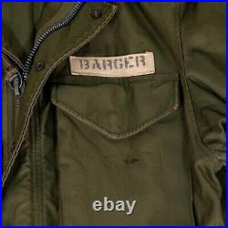 Vintage M-1951 1952 Military Jacket Regular Small Air Force Korean War Very Good