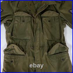 Vintage M-1951 1952 Military Jacket Regular Small Air Force Korean War Very Good