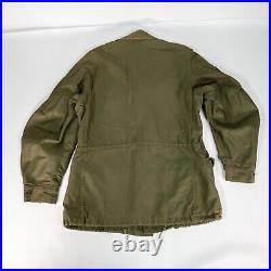 Vintage M-1951 1952 Military Jacket Regular Small Air Force Korean War Very Good