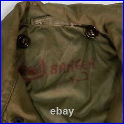 Vintage M-1951 1952 Military Jacket Regular Small Air Force Korean War Very Good