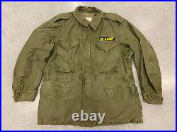 Vintage M-1951 Army Field Jacket Medium Short 1950s M51 Korean War 1952 Phila
