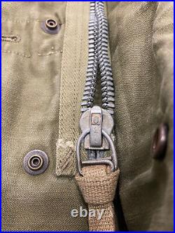 Vintage M-1951 Army Field Jacket Medium Short 1950s M51 Korean War 1952 Phila
