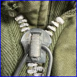 Vintage M-1951 Field Coat OG-107 Olive Green 107 US Military Jacket Sz Small