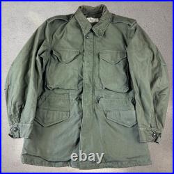 Vintage M-1951 Field Jacket US Army Korean War Small Reg 50s OG-107