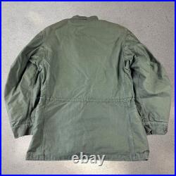 Vintage M-1951 Field Jacket US Army Korean War Small Reg 50s OG-107
