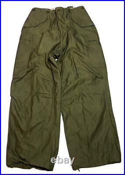 Vintage M-1951 Field Trousers Pants Korean War US Army Size Large MINT F3