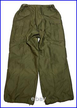 Vintage M-1951 Field Trousers Pants Korean War US Army Size Large MINT F3