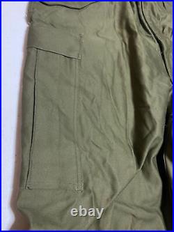 Vintage M-1951 Field Trousers Pants Korean War US Army Size Large MINT F3