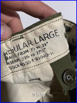 Vintage M-1951 Field Trousers Pants Korean War US Army Size Large MINT F3