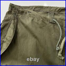 Vintage M-1951 Field Trousers Pants Med Reg Arctic Shell Green Korean War NOS